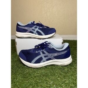 ASICS Womens Gel-Contend 8 Running Shoe Purple Blue Ortholite (1012B320) Size 8